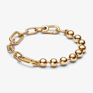 (imagine pentru) Brățară tip lanț cu verigi și mărgele metalice Pandora ME - 562793C00