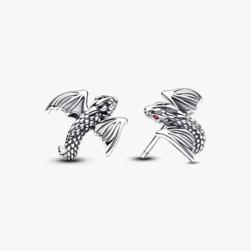 (imagine pentru) Cercei Pandora cu șurub Game of Thrones Curved Dragon - 292970C01