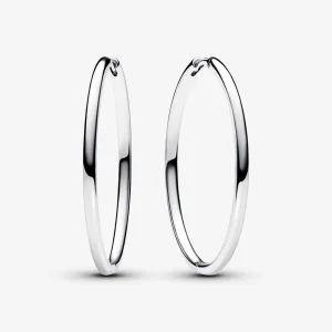 (imagine pentru) Cercei rotunzi cu talismane Pandora Moments de 40 mm - 293336C00