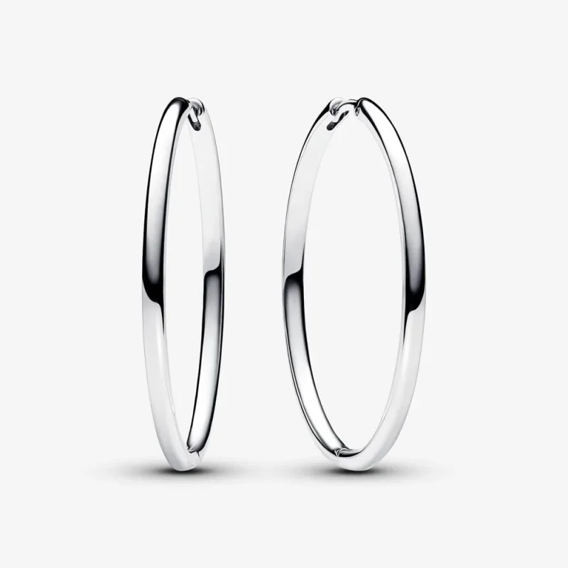 (imagine pentru) Cercei rotunzi cu talismane Pandora Moments de 40 mm - 293336C00