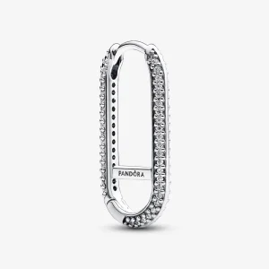 (imagine pentru) Cercel individual cu verigă pavé alungită Pandora ME - 292796C01