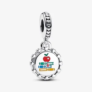 (imagine pentru) Charm Pandora pentru învățător de școală gravabil - 792275C00_E012