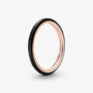 (imagine pentru) Inel din email negru Pandora ME - 189655C01