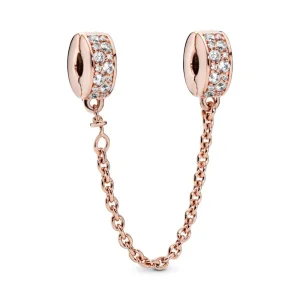 (imagine pentru) Lanț de siguranță Pandora Pavé transparent - 786322CZ