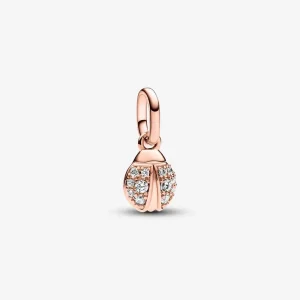 (imagine pentru) Mini talisman de tip pandantiv cu buburuză norocoasă Pandora ME - 783043C01