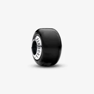 (imagine pentru) Mini talisman Pandora din sticlă de Murano neagră - 793117C00
