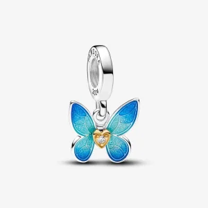 (imagine pentru) Pandora Club 2024 Butterfly Dangle Charm - 763082C01