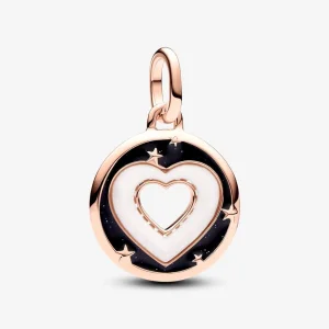 (imagine pentru) Talisman cu medalion cu inimioare Pandora ME - 783080C01