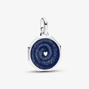 (imagine pentru) Talisman medalion cu inimioară și galaxie Pandora ME - 793040C01