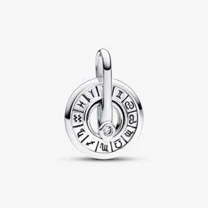 (imagine pentru) Talisman medalion cu Roata Zodiilor Pandora ME - 793038C01