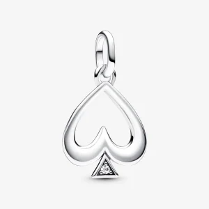 (imagine pentru) Talisman medalion Inimă neagră Pandora ME - 793078C01