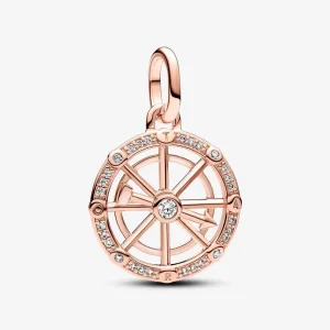 (imagine pentru) Talisman medalion Roata norocului Pandora ME - 783063C01