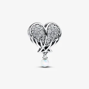 (imagine pentru) Talisman Pandora cu aripi de înger și inimă strălucitoare - 792980C01