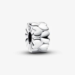 (imagine pentru) Talisman Pandora cu fixare ușoară cu model cu inimi - 792828C00