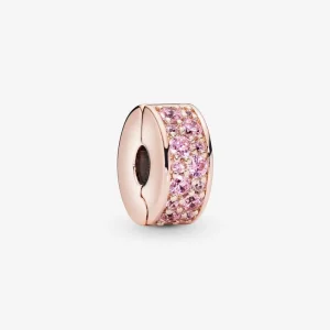 (imagine pentru) Talisman Pandora cu fixare ușoară pavé roz - 781817PCZ