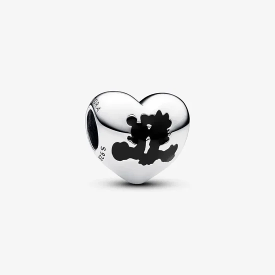 (imagine pentru) Talisman Pandora cu inimioară Disney Mickey Mouse & Minnie Mouse - 793092C01