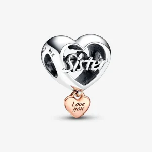 (imagine pentru) Talisman Pandora cu inimioară Love You Sister - 782244C00