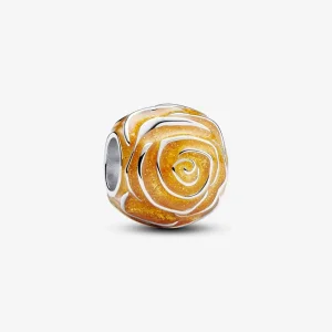 (imagine pentru) Talisman Pandora cu trandafir galben înflorit - 793212C02