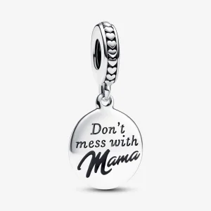 (imagine pentru) Talisman Pandora de tip pandantiv care poate fi inscripționat „Mama” - 793204C01