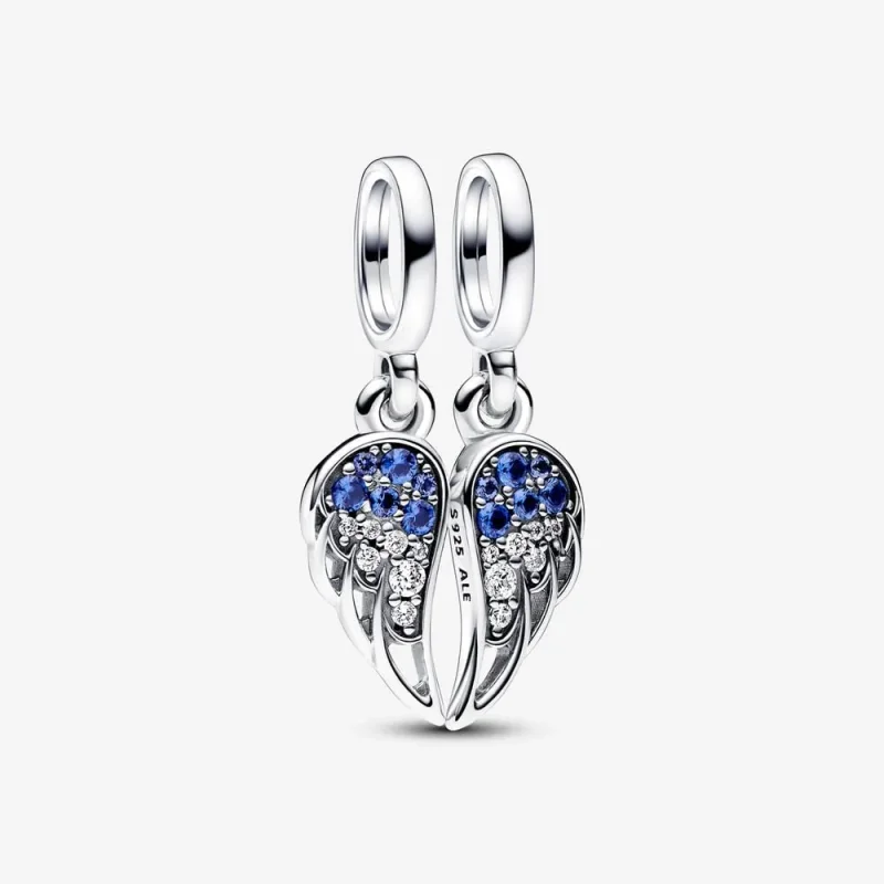 (imagine pentru) Talisman Pandora de tip pandantiv cu aripi strălucitoare de înger, din două piese - 792821C01