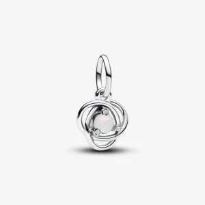 Talisman Pandora de tip pandantiv cu cercul eternității alb - 793125C06 (imagine pentru) Talisman Pandora de tip pandantiv cu cercul eternității alb - 793125C06