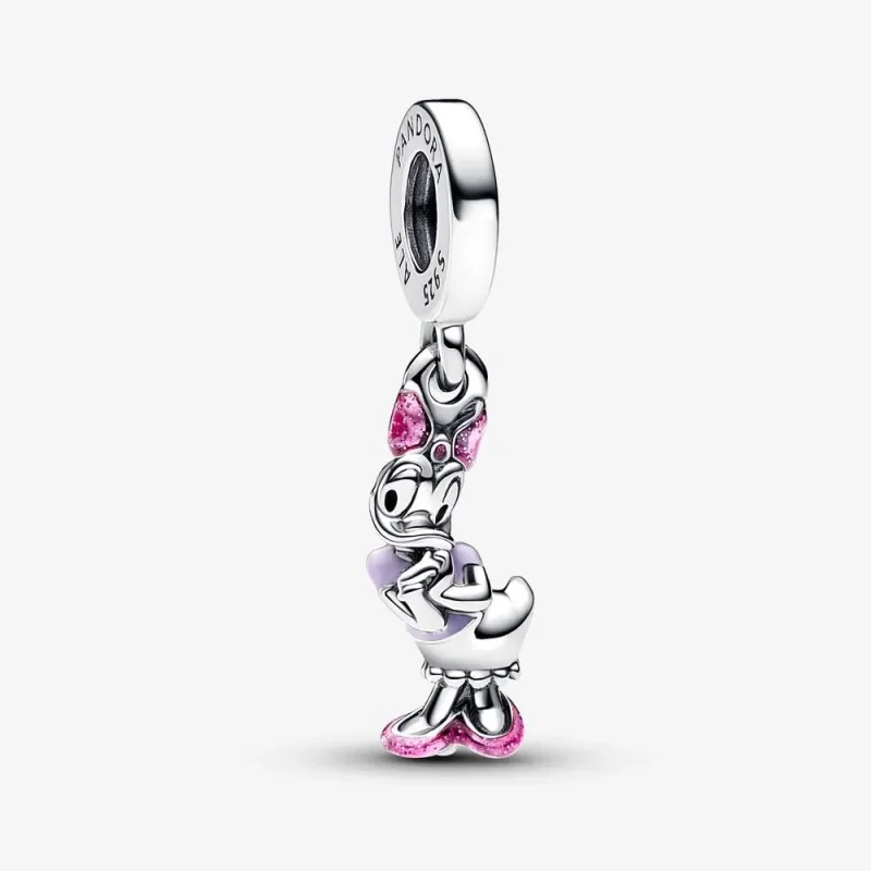 (imagine pentru) Talisman Pandora de tip pandantiv cu Daisy Duck de la Disney - 793249C01