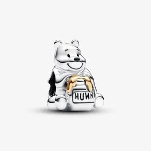 (imagine pentru) Talisman Pandora de tip pandantiv cu diamant creat în laborator și Winnie the Pooh, pentru aniversarea Disney cu numărul 100 - 793029C01