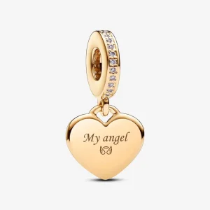 (imagine pentru) Talisman Pandora de tip pandantiv cu inimă ce poate fi inscripționată - 768761C01