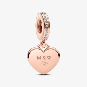 (imagine pentru) Talisman Pandora de tip pandantiv cu inimă ce poate fi inscripționată - 788761C01