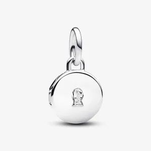 (imagine pentru) Talisman Pandora de tip pandantiv cu medalionul iubirii ce poate fi deschis și inscripționabil - 793066C01