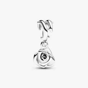(imagine pentru) Talisman Pandora de tip pandantiv cu trandafir înflorit - 793213C00
