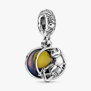 (imagine pentru) Talisman Pandora de tip pandantiv dublu Coșmarul dinaintea Crăciunului de la Disney - 799148C01