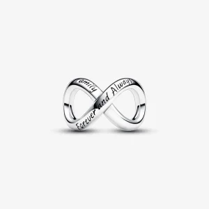 (imagine pentru) Talisman Pandora infinit cu inscripția „Forever & Always” - 793243C00