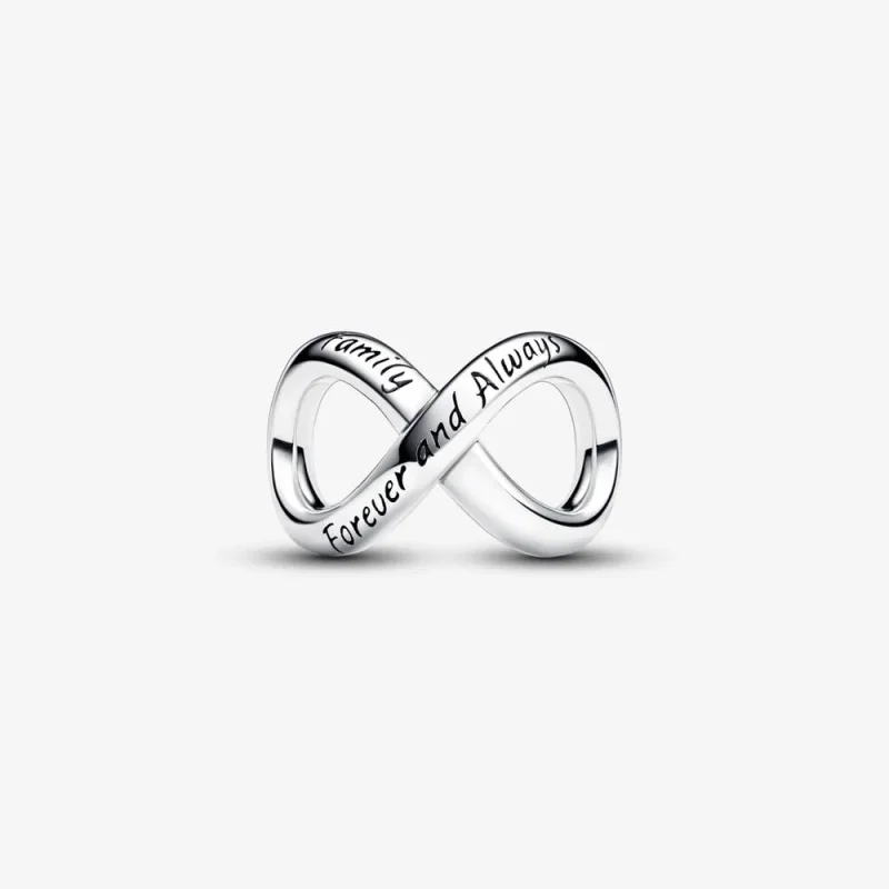 (imagine pentru) Talisman Pandora infinit cu inscripția „Forever & Always” - 793243C00