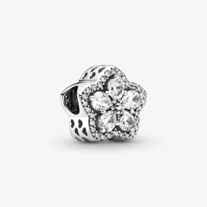 (imagine pentru) Talisman Pandora pavé cu fulg de nea strălucitor - 799224C01
