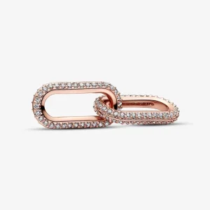 (imagine pentru) Verigă dublă de stil pavé Pandora ME - 789660C01