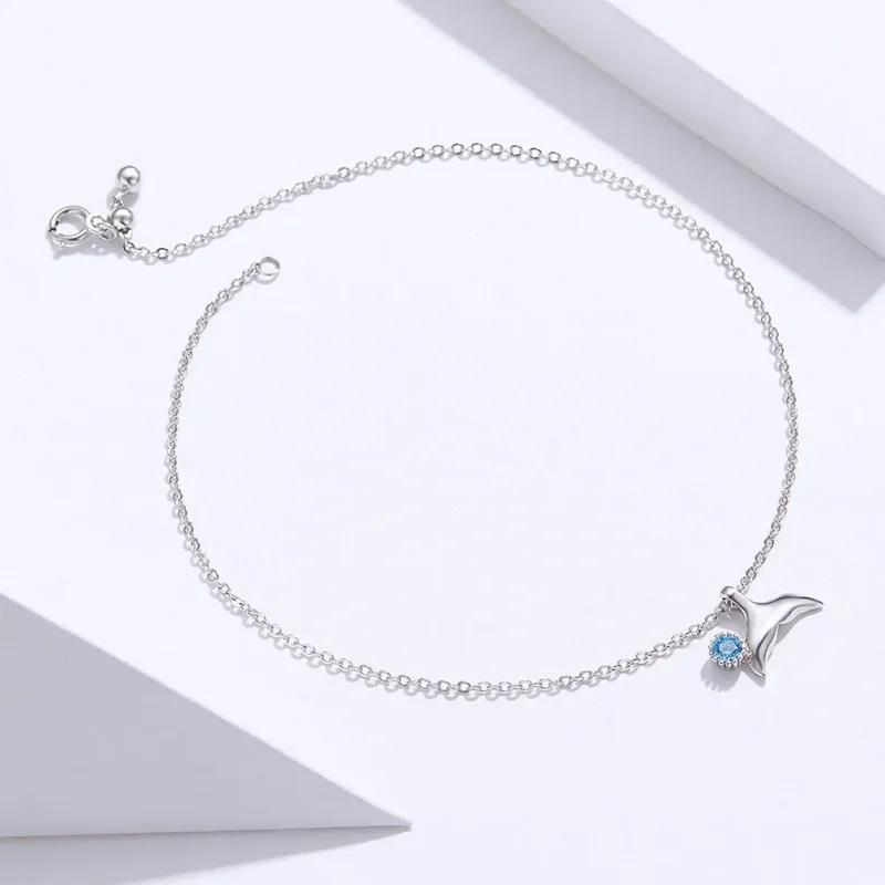(imagine pentru) Anklet Coada sirenei din argint - SCT004 - Vizualizare 2