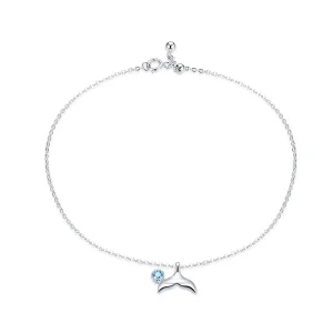 (imagine pentru) Anklet Coada sirenei din argint - SCT004