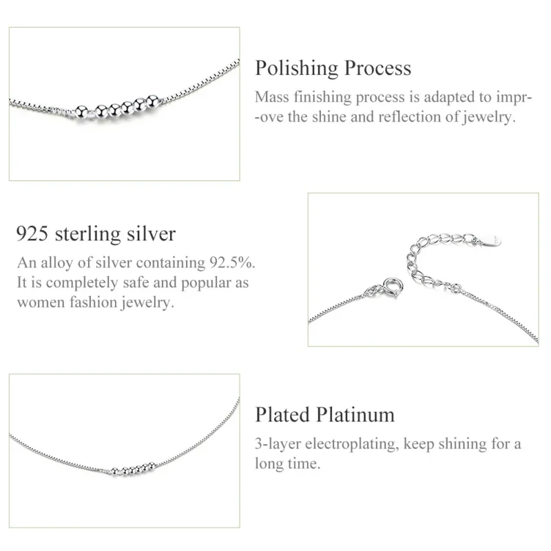 (imagine pentru) Anklet Elicoidale din argint - SCT007 - Vizualizare 6
