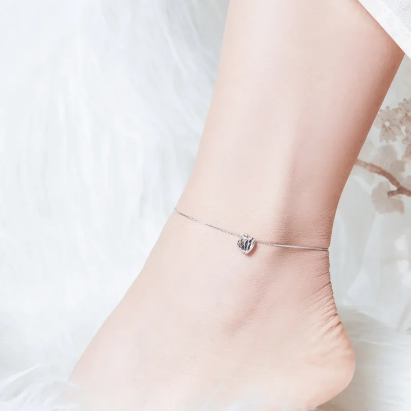 (imagine pentru) Anklet Frumoasa Dragoste din argint - SCT013 - Vizualizare 2