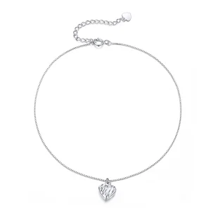 (imagine pentru) Anklet Frumoasa Dragoste din argint - SCT013