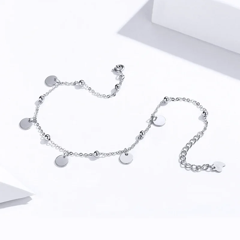 (imagine pentru) Anklet Memoria din argint - SCT011 - Vizualizare 2