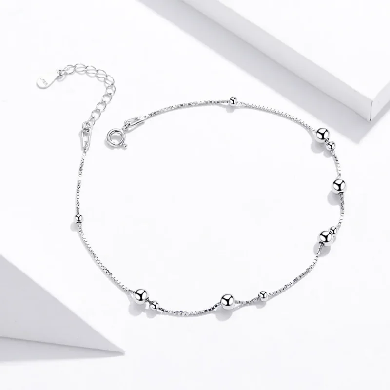 (imagine pentru) Anklet Relația din argint - SCT005 - Vizualizare 2