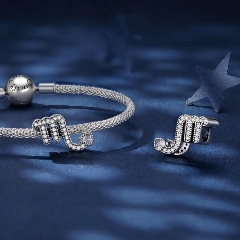 (imagine pentru) Talismane stil Pandora cu semnul zodiacal Scorpion norocos - SCC2516-8 - Vizualizare 4