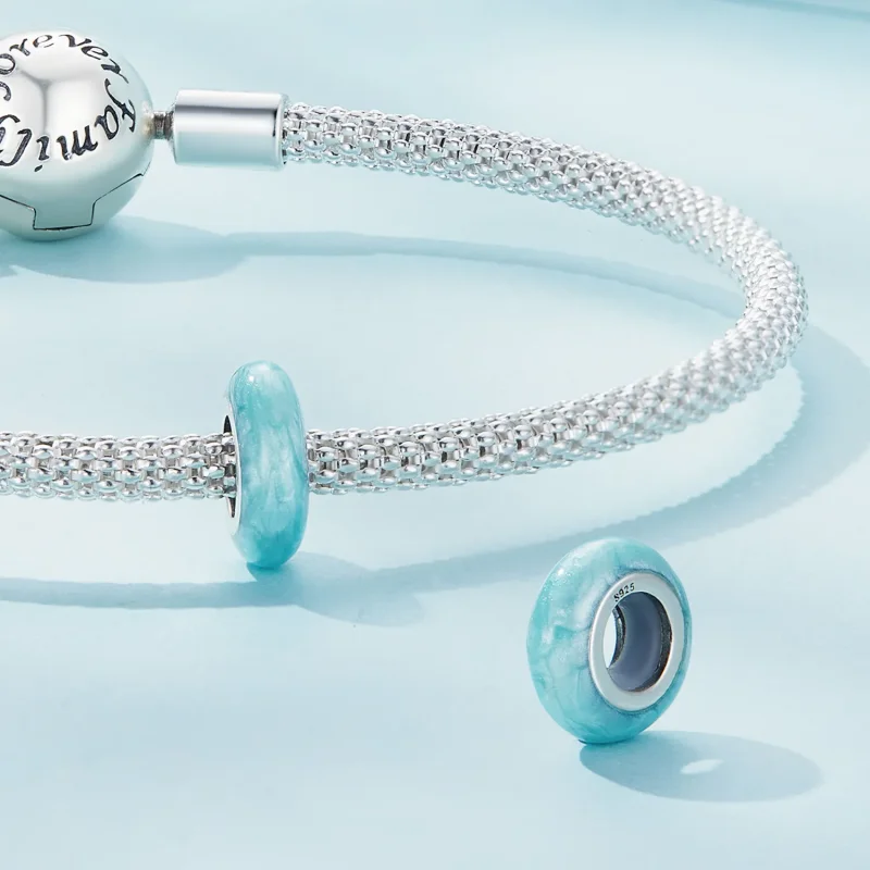 (imagine pentru) Bijuteria Pandora, stil charm din gel de siliciu - SCC1450-BGP - Vizualizare 4