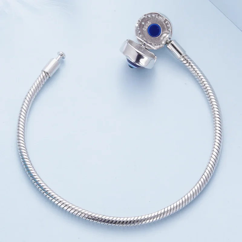 (imagine pentru) Bratara cu lant de baza Pandora Style Devil Eye - BSB122 - Vizualizare 4