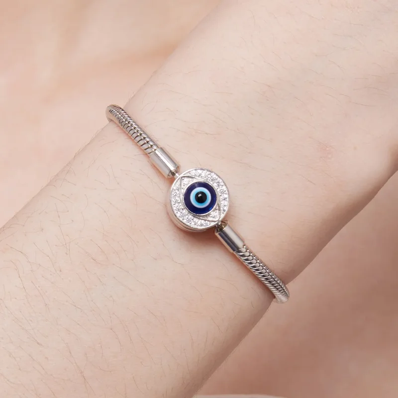 (imagine pentru) Bratara cu lant de baza Pandora Style Devil Eye - BSB122 - Vizualizare 5