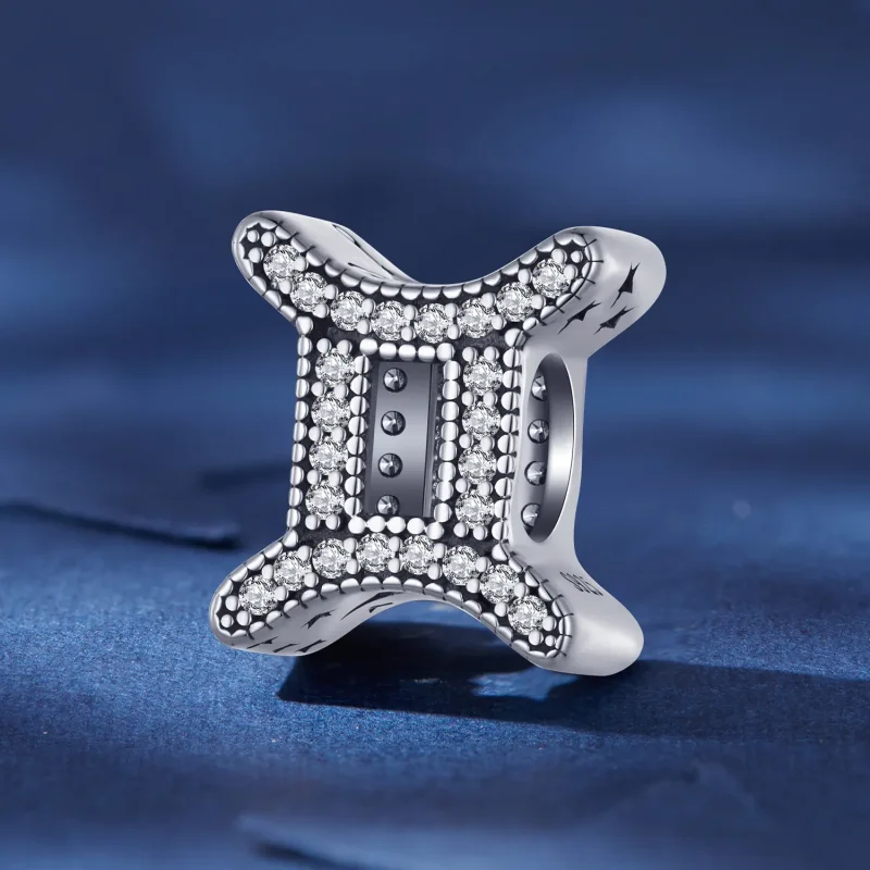 (imagine pentru) Charm zodiac norocos Gemeni în stil Pandora - SCC2516-3 - Vizualizare 2
