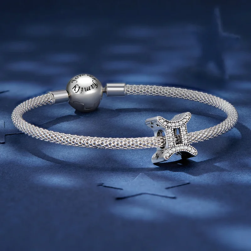 (imagine pentru) Charm zodiac norocos Gemeni în stil Pandora - SCC2516-3 - Vizualizare 5