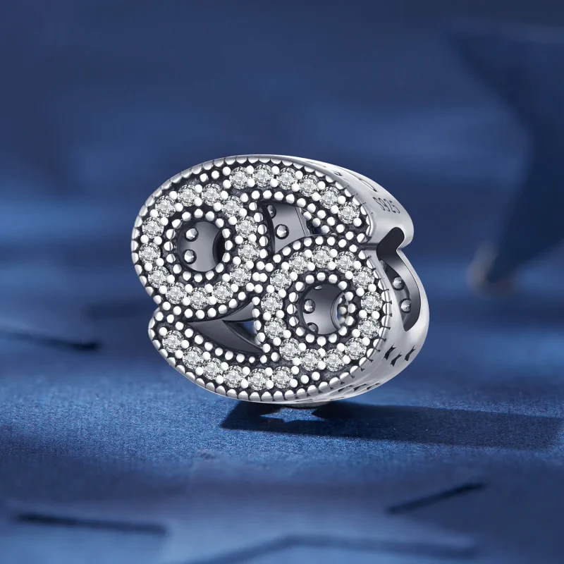 (imagine pentru) Charm Zodiac Rac Cancer în stil Pandora - SCC2516-4 - Vizualizare 2